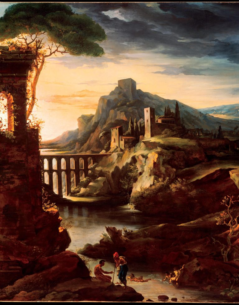 Landscape with an Aqueduct