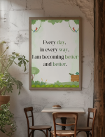 Printable affirmation wall art