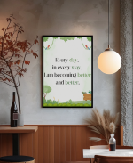 Printable affirmation wall art