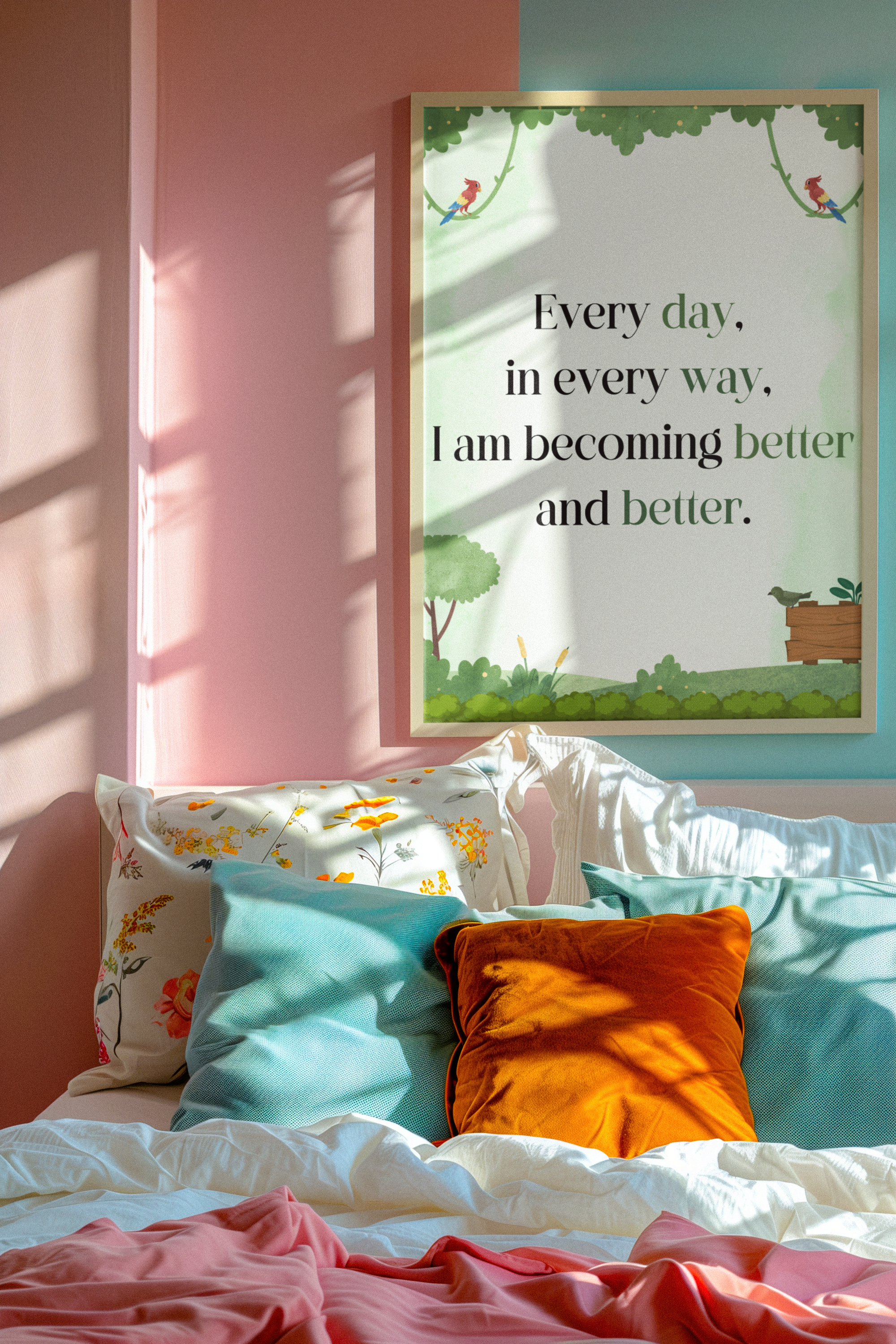 004XMT-GQ-affirmation Poster E Stampe Artistiche Per Casa E Cucina: Wall Art Decorativo
