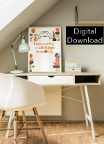 Self-love motivational wall decor