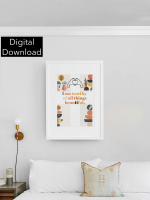 Self-love motivational wall decor